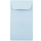 JAM Paper Enveloppes à monnaie no 6, 3 3/8 x 6 po, bleu poudre, 1000/paquet-Enveloppes à monnaie