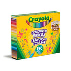 Crayola - Crayons de couleur avec couleurs Colors of the World - Paquet de 150 -Des couleurs qui se mélangent et s'estompent facilement