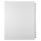 Markmaker - Serie des Intercalaires imprimes Legal, Letter Size, Blanc, 1/15th coupe, un jeu, Numero 166 - 180-Blanc