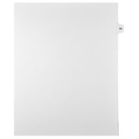 Markmaker - Intercalaires imprimes Legal, Blanc, 1/15th coupe, format lettre, sans trous, 25 tabs/PQT, 5 PQT/Boite, Numero 93-Intercalaires imprimes Legal