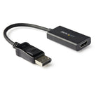 StarTech - Adaptateur DisplayPort vers HDMI avec HDR, 4K 60Hz, noir (DP2HD4K60H)-Connectez des appareils DisplayPort à des écrans HDMI 4K compatibles HDR