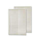 DAC - Filtres à air HEPA, paquet de 2-3.25 po x 2.25 po x 0.50 po