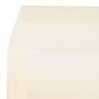 JAM Paper Enveloppes translucides carrées de 5,5 x 5,5 po, Ocre printanière, 50/paquet-Poids du papier : 30 lb