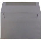 JAM Paper Enveloppes format invitation avec fermeture gommée, 5 3/4 x 8 3/4 po, gris foncé, 100/paquet-Taille : A9 (5 3/4 x 8 3/4 po)