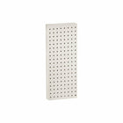Azar Displays – Panneau mural à un côté avec panneau perforé 20 x 8 po, blanc uni, 2/paquet (770820-WHT)-Pour surfaces planes