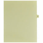 Mark Maker – Onglets séparateurs juridiques beiges, 1/15 onglets, format lettre, sans trous, numéro 66, 25/paquet-Onglets séparateurs beiges, 1/15 onglets
