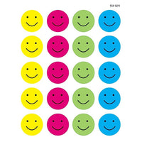 Ressources créées par l'enseignant Autocollants Happy Faces, couleurs assorties, paquet de 1440-Utilisez-le comme incitation pour motiver et récompenser et aussi pour les décorations !