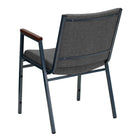 Flash Furniture – Chaise empilable robuste à revêtement vert et rembourrage de 3 po Hercules, avec accoudoirs, 4/pqt-Quantité de pile: 12