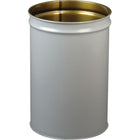 Justrite – Cease Fire, baril de 55 gallons seulement, gris (26054)-Capacité : 55 gallons américains