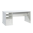 Sauder 66"W La Collection Craft Pro Series Table pour travaux - Finition White-Spacieuse surface de travail pour la couture, le scrapbooking et bien plus encore