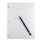 Hilroy - Feuilles mobiles - 16 lb - perforées 3 trous - lignées - 10,87 po x 8,37 po - 400 feuilles-Dimensions: 10 7/8 po x 8 3/8 po
