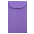 JAM Paper - Enveloppes à monnaie nº 3, 2,5 x 4,25 po, violet intense Brite Hue, 100/paquet-Enveloppes à monnaie