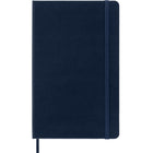 Moleskine - Carnet Rigide Grand Format À Pages Lignées Et Blanches - 5 po x 8,25 po - Bleu Saphir-Bleu saphir