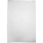 North American Paper Inc. - Bloc pour chevalet, blanc, réglure 1 po, 22 po x 32 7/8 po, 96 feuilles-32 7/8 po x 22 po (portrait)