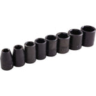 Gray Tools – Ensemble de 8 douilles pour clé à chocs 3/8 po, 6 pans standard SAE chromé, 5/16 à 3/4 po-Contient les tailles : 5/16, 3/8, 7/16, 1/2, 9/16, 5/8, 11/16, 3/4 (po).