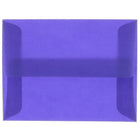 JAM Paper Enveloppes translucides A6, bleu, 50/pqt-Enveloppes en papier translucide bleu