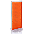 Azar Displays – Présentoir de comptoir à panneaux perforés sur 2 côtés, non rotatif, 20 x 8 po, orange transparent (700509-ORG)-Un excellent moyen d’exposer un produit phare aux yeux de la clientèle