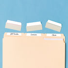 Avery - Ultra Tabs - 3 po x 1½ po Onglets de Classement, Repositionnables, Marquables Sur Les Deux Côtés, Blanc, Paquet de 24-UltraTabs pour l'école – Utilisez ces onglets auto-adhésifs pour surligner et annoter fiches de révision, manuels et documents de référence sans abîmer les pages