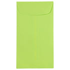 JAM Paper Enveloppes à monnaie no 6, 3 3/8 x 6 po, vert lime Brite Hue, 100/paquet-Enveloppes à monnaie