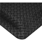 Wearwell – Tapis SMART Diamond-Plate 5/8 po, nº 497, 3 pi x 75 pi, noir-Surface Diamond-Plate avec une base éponge composite avec uréthanne 100 % recyclé