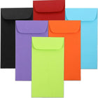 JAM Paper Enveloppes de couleurs assorties pour monnaie, no 7 (3,5 x 6,5 po), 150/paquet-Type de produit : enveloppes à monnaie