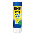 UHU - Bâtons de colle  - bleue au collage - transparente au séchage - 40 g - Paquet de 12-1,41 oz