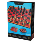 Spin Master - Games Échecs et dames-De l'amusement pour tous : Que vous cherchiez un jeu d'échecs pour adultes, des jeux de société pour enfants ou des jeux en plein air pour les adultes ou la famille, vous ne pouvez pas vous tromper en apportant ce coffret de 3 jeux à vos prochaines retrouvailles. 