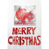 Rosedale Gold - Cartes de souhaits avec enveloppes "Joyeux Noël" Décorations - 5-1/2 po x 8 po - Anglais - Paquet de 6-Carte de souhaits