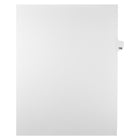 Markmaker - Intercalaires imprimes Legal, Blanc, 1/25th coupe, format lettre, sans trous, 25 tabs/PQT, 5 PQT/Boite, Numero 158-Intercalaires imprimes Legal