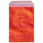 JAM Paper Enveloppe ouverte au bout avec revêtement intérieur et rabat droit, 5 1/4 x 8 po, rouge chatoyant, 25/pqt-Rouge