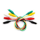 Digiwave – Câble survolteur d’essai, 1 x 1 x 10 (po), multicolore, paq./5-Digiwave – Câble survolteur d’essai à pinces crocodile en 5 couleurs