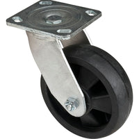 Kleton - Roulettes Haute Température, Pivotant, 6po (152,4 Mm), Nylon, 800 Lb (363 Kg), paquet de 3-Dia. des trous de boulon 7/16po (11 mm)