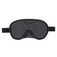 Travelon Masque gel refroidissant pour les yeux - Gris-Bloque la lumière pour offrir une sieste reposante en voyageant