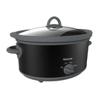 Kenmore - Mijoteuse 5 pintes (4,7 L) - Noir et gris-Couvercle en verre trempe avec poignee isolante