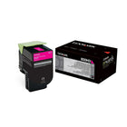 Lexmark – Cartouche de toner Unison 800H3, laser, rendement normal, magenta, (80C0H30)-Technologie d’impression : Laser