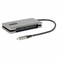 StarTech - Hub USB-C à 4 ports - Gris sidéral-85 W disponibles pour alimenter/charger l'ordinateur hôte et les périphériques en aval (jusqu'à 7,5 W par port)