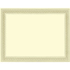 Geographics - Certificats de reconnaissance et de mérite, 8 1/2 po l x 11 po H, motif fioriture doré, Paquet de 12-Élégante bordure en feuille d’or