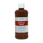 Art pratique – Peinture acrylique pour élève, sienne brûlée, 16 oz (RPC101085)-Peinture en acrylique qui peut être utilisée sur la plupart des surfaces
