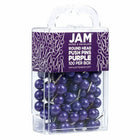 JAM PAPER - Punaises Colorees, Punaises Carte à Tête Ronde, Violet, Paquet de 100-Quantite : 100 punaises