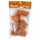 JAM Paper – Pinces relieuses, taille grande, 41 mm, orange, 12/paquet (340BCor)-Pince relieuse de 41 mm