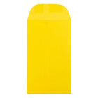 JAM Paper Enveloppes à monnaie no 6, 3 3/8 x 6 po, Brite Hue jaune, 1000/paquet-Enveloppes jaunes