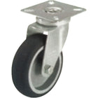 Blickle, Roulette, Pivotant, 2po (51 Mm), Caoutchouc Thermoplastique, 110 Lb (50 Kg), paquet de 5-Dia. des trous de boulon 17/64po (6,74 mm)