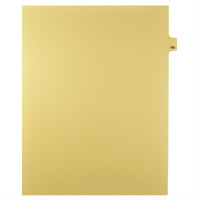 Markmaker - Intercalaires imprimes Legal, Chamois, 1/25th coupe, format lettre, sans trous, 25 tabs/PQT, 5 PQT/Boite, Numero 180-Intercalaires imprimes Legal