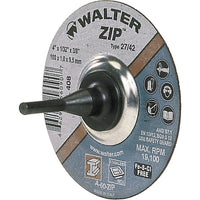 Walter Surface Technologies - Meule À Tronçonner Zip, 3po x 1/16po, Arbre De 1/4po, 25470 Tr/Min, paquet de 12-Matériau abrasif Oxyde d'aluminium
