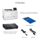 HP – Imprimante laser couleur sans fil LaserJet Pro M255dw-Connectivité : Port USB 2.0 haute vitesse; port réseau Fast Ethernet 10/100Base-TX intégré; 802.11n 2.4/5GHz sans fil; port hôte USB Walkup