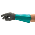 Ansell – Gants résistants aux agents chimiques, nitrile, manchette, doublure sans couture, 12 L po, taille 10, 12 p (SAY028)-Longueur : 12 po