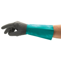 Ansell – Gants résistants aux agents chimiques, nitrile, manchette, doublure sans couture, 12 L po, taille 10, 12 p (SAY028)-Longueur : 12 po