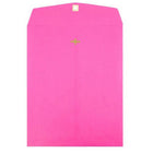 JAM Paper - Enveloppes colourées 9 x 12 avec fermeture à fermoir - Rose vif ultra fuchsia - Paquet de 50-Enveloppe de catalogue rose ultra fuchsia avec fermoir