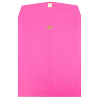JAM Paper - Enveloppes colourées 9 x 12 avec fermeture à fermoir - Rose vif ultra fuchsia - Paquet de 50-Enveloppe de catalogue rose ultra fuchsia avec fermoir