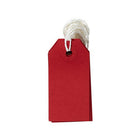 Jam Paper - Étiquettes Cadeaux avec Cordon - Petit - 3 1/4 po x 1 5/8 po - Rouge - 1000 Pack-Étiquettes cadeaux rouges